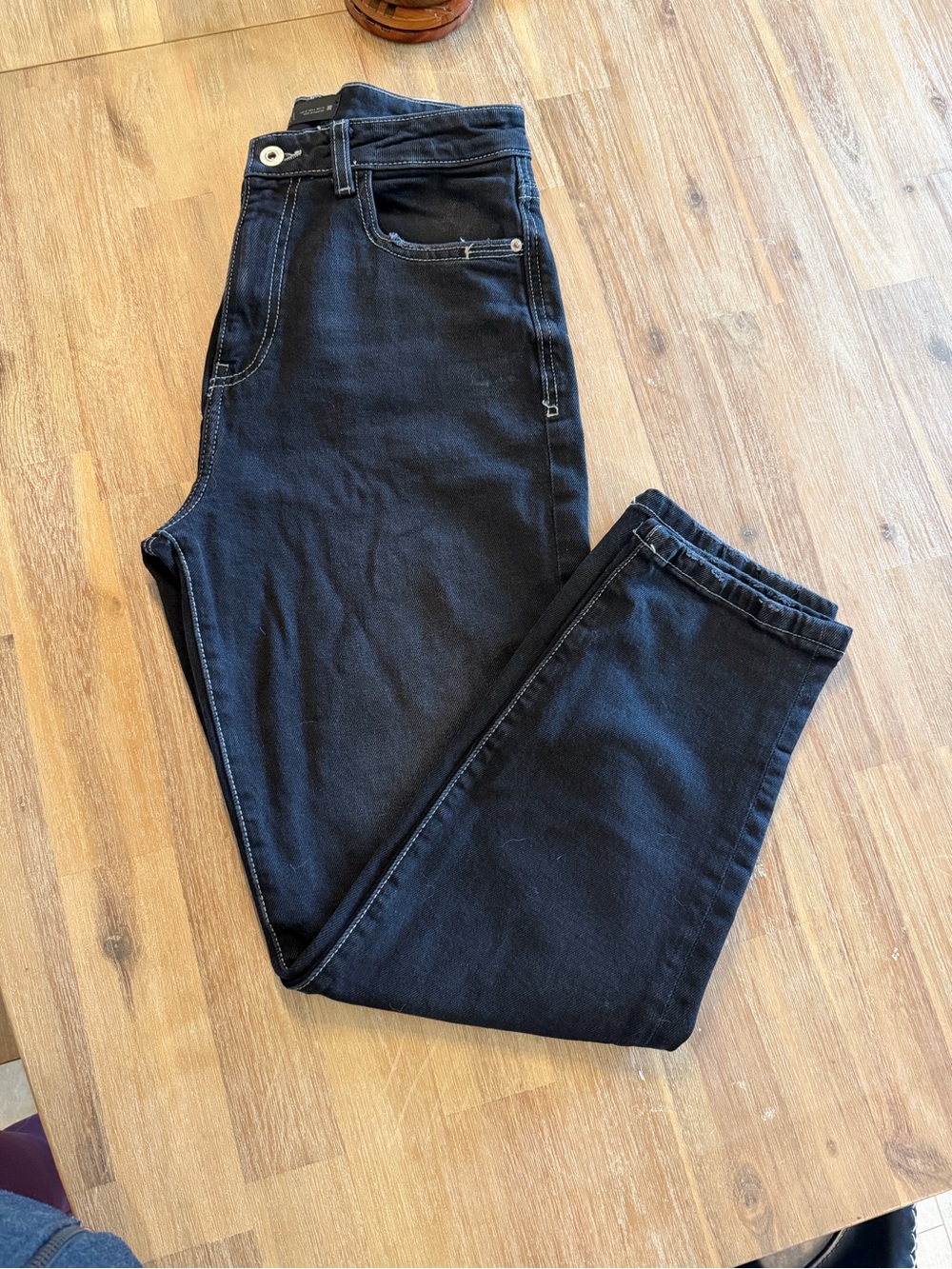 Zara Black Straight Leg Jeans